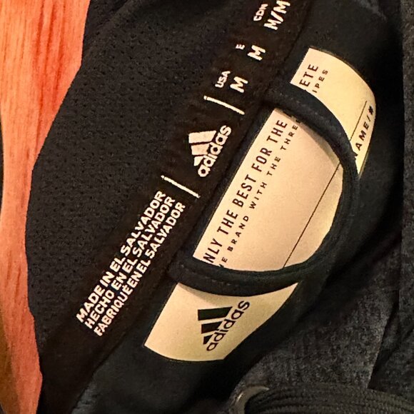 Adidas Athletic Hoodie | Blue | Medium - Picture 3 of 3